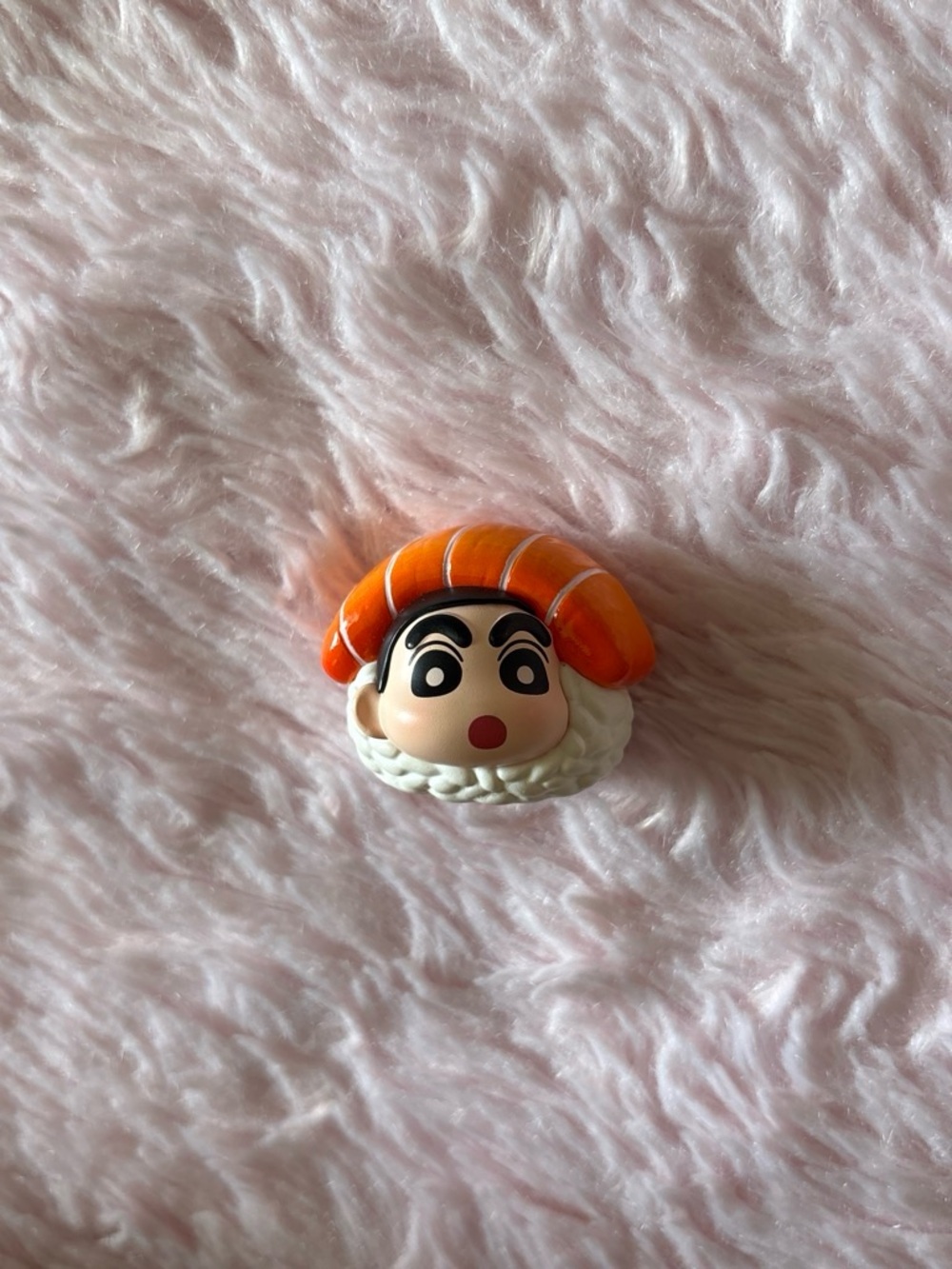 Pop Mart Pop Bean Shin-chan Sushi Character Figure 1 pc- Orange & White